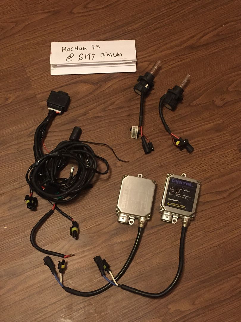 Retro Solutions Digital 35W HID Kit 5000K with bulbs, ballast relay